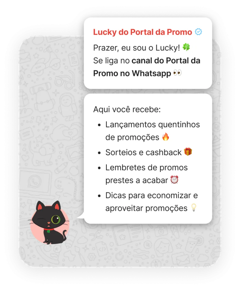 Imagem do Lucky conversando